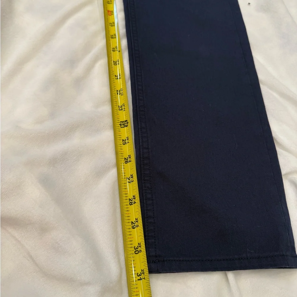 Banana Republic, Men’s Slim Linen-blend Five PocketPant, Navy Blue, 33x32